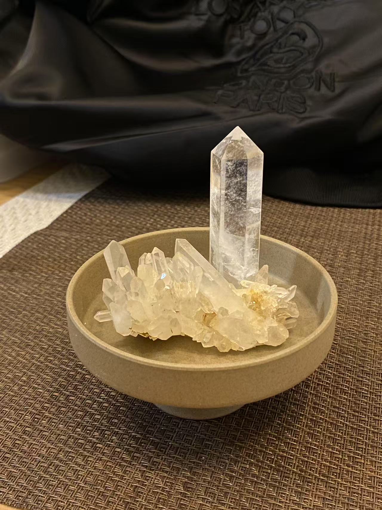白水晶簇原礦|能量空間之光